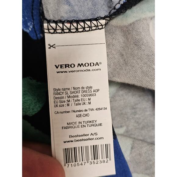 Vero Moda y2k Zip Front Ruched Dress Sz Med Indie Sleaze Party Club Wear - Picture 5 of 8